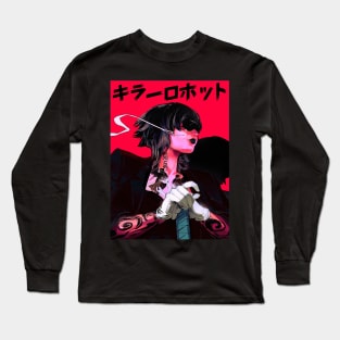 Cyberpunk Samurai Cool Girl Urban Long Sleeve T-Shirt